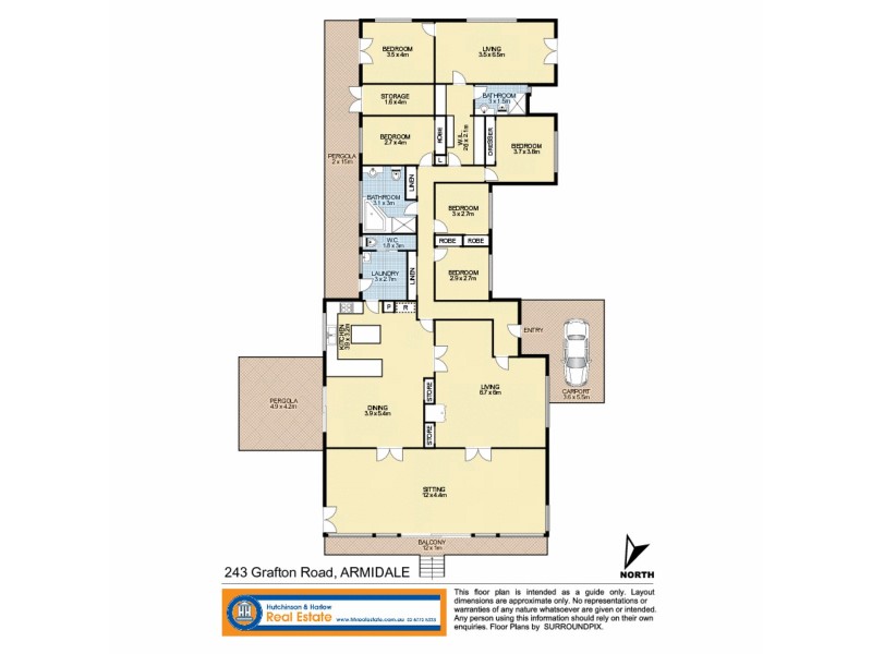 243 Grafton Road, Armidale NSW 2350 Floorplan
