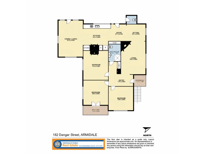 182 Dangar Street, Armidale NSW 2350 Floorplan