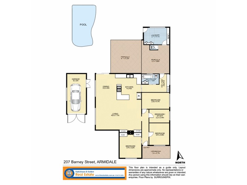 207 Barney Street, Armidale NSW 2350 Floorplan