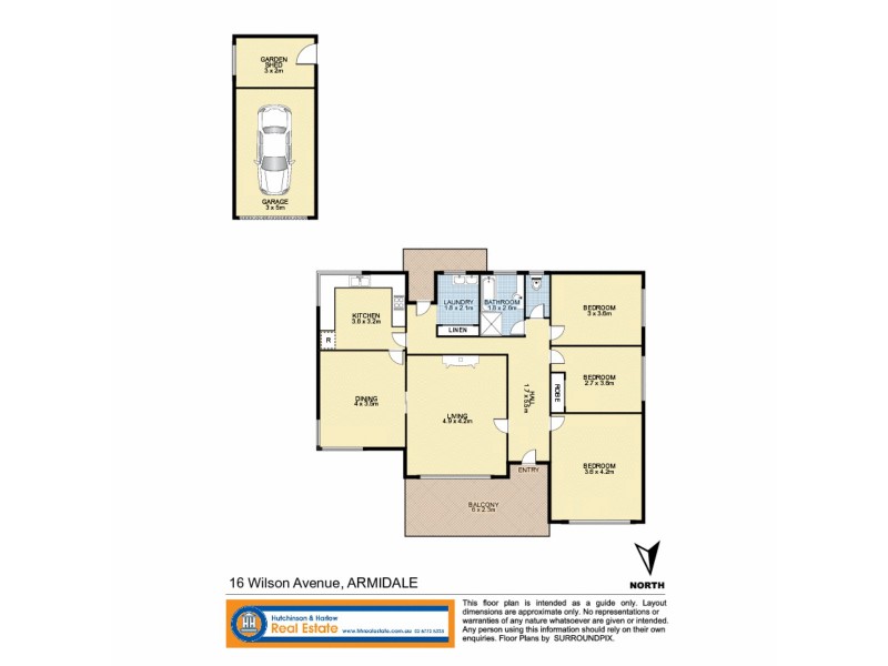 16 Wilson Avenue, Armidale NSW 2350 Floorplan
