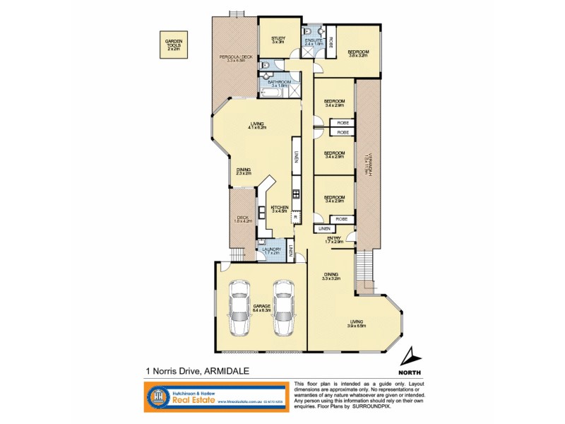 1 Norris Drive, Armidale NSW 2350 Floorplan