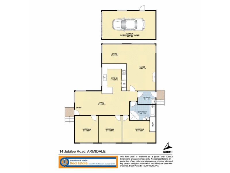 14 Jubilee Road, Armidale NSW 2350 Floorplan