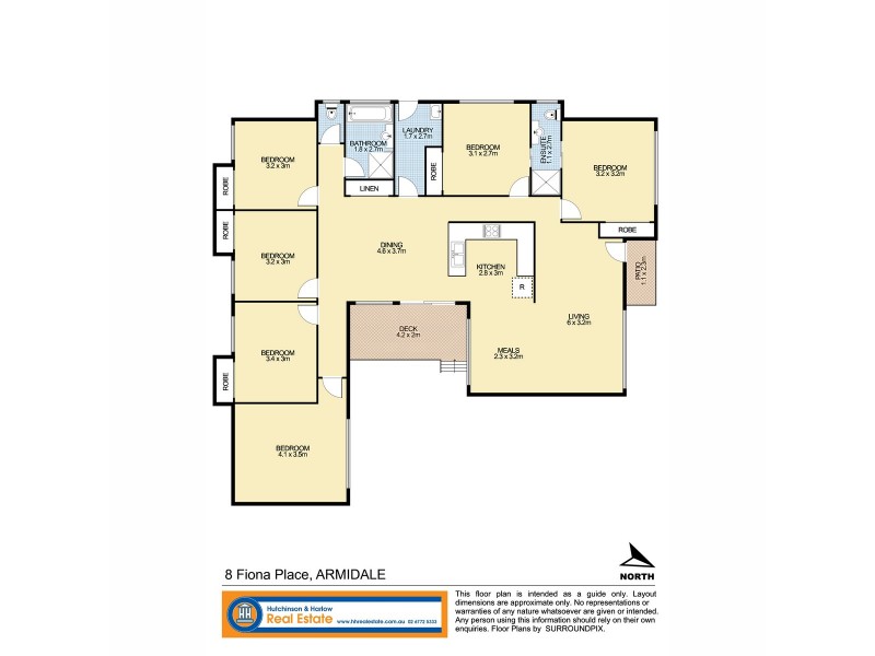 8 Fiona Place, Armidale NSW 2350 Floorplan