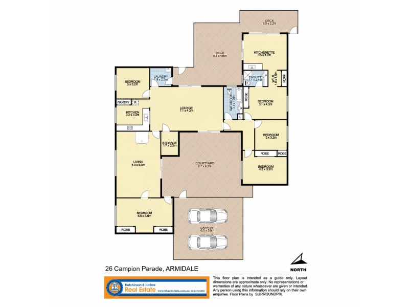 26 Campion Parade, Armidale NSW 2350 Floorplan