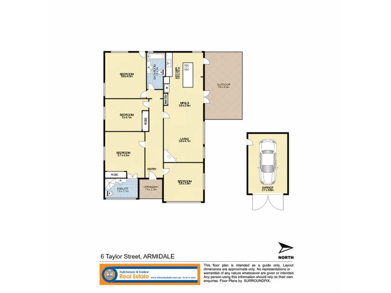 6 Taylor Street, Armidale NSW 2350 Floorplan