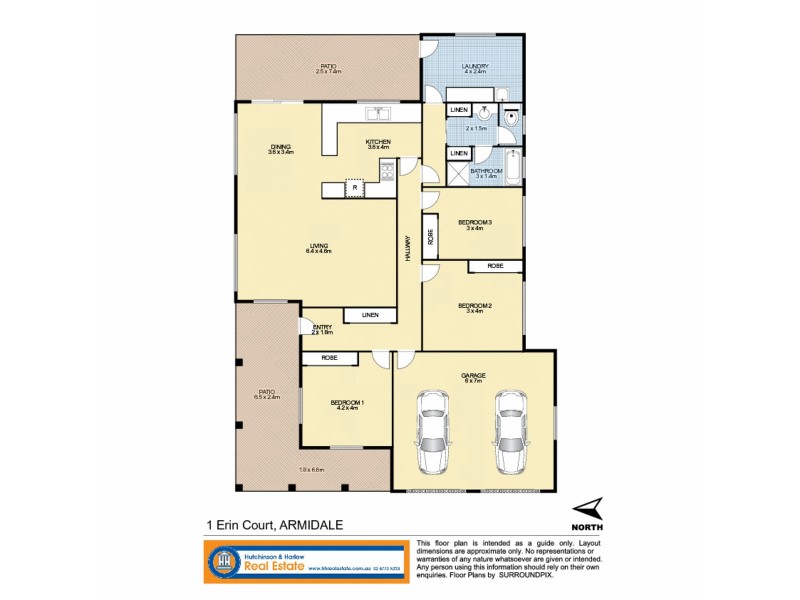 1 Erin Court, Armidale NSW 2350 Floorplan