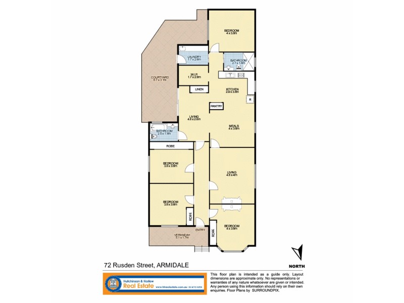 72 Rusden Street, Armidale NSW 2350 Floorplan