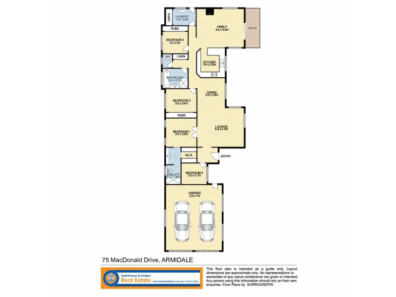 75 MacDonald Drive, Armidale NSW 2350 Floorplan