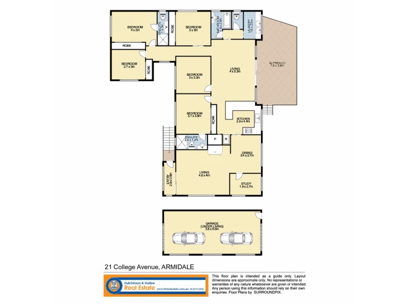 21 College Avenue, Armidale NSW 2350 Floorplan