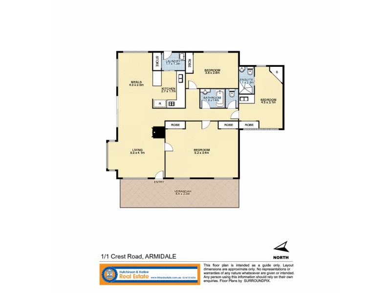 1/1 Crest Road, Armidale NSW 2350 Floorplan