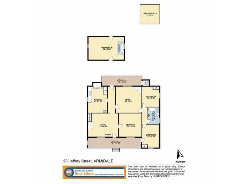 93 Jeffrey Street, Armidale NSW 2350 Floorplan
