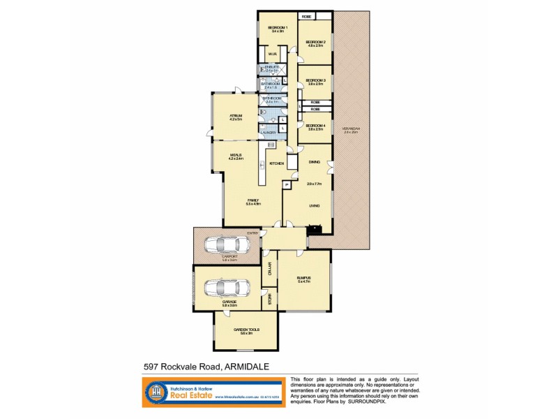 597 Rockvale Road, Armidale NSW 2350 Floorplan