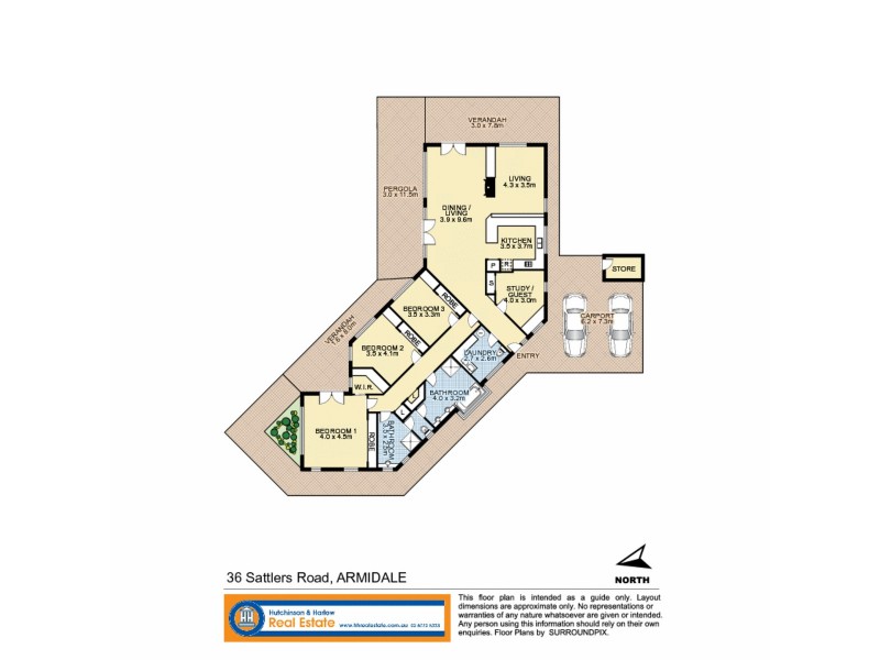 36 Sattlers Road, Armidale NSW 2350 Floorplan