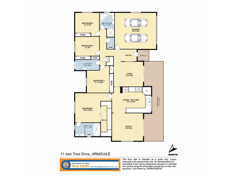 71 Ash Tree Drive, Armidale NSW 2350 Floorplan