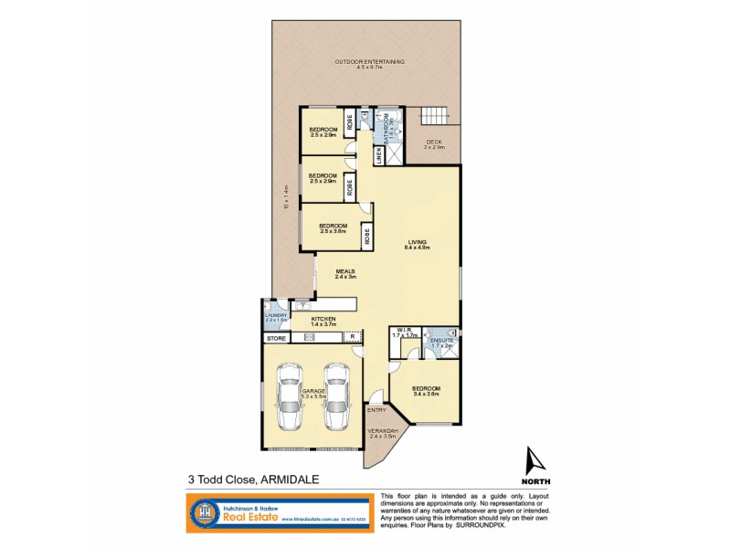 3 Todd Close, Armidale NSW 2350 Floorplan