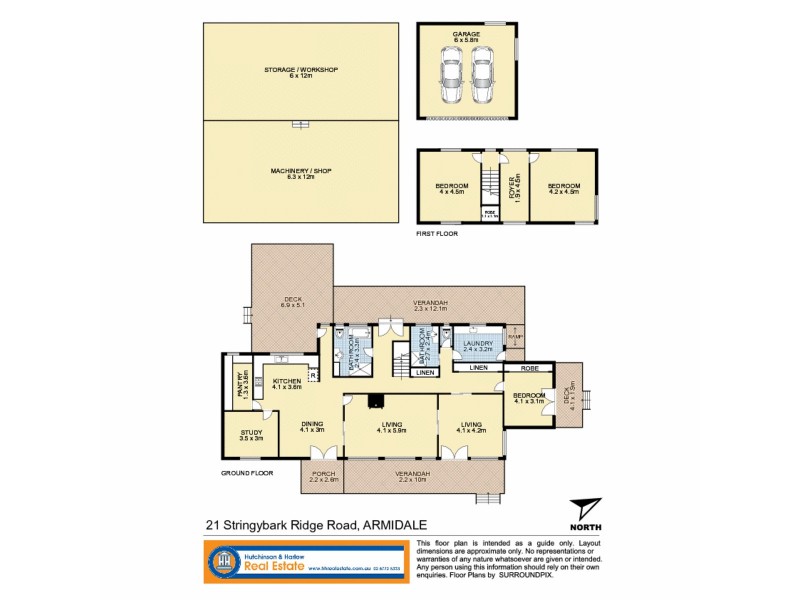 21 Stringybark Ridge Road, Armidale NSW 2350 Floorplan