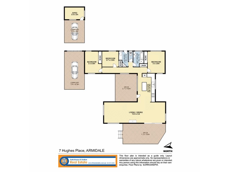 7 Hughes Place, Armidale NSW 2350 Floorplan