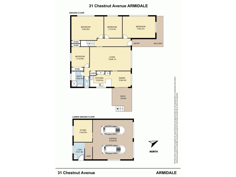 31 Chestnut Avenue, Armidale NSW 2350 Floorplan