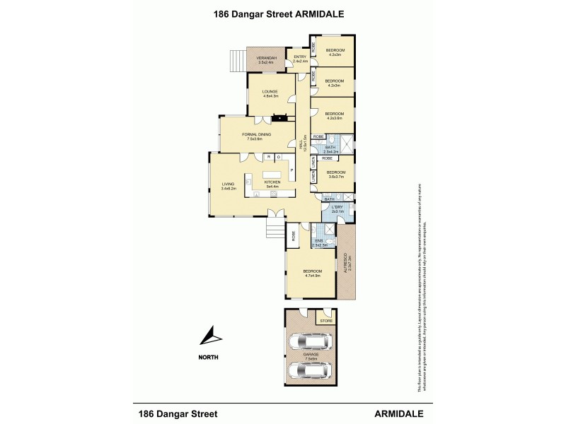 186 Dangar Street, Armidale NSW 2350 Floorplan