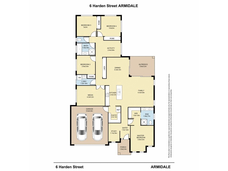 6 Harden Street, Armidale NSW 2350 Floorplan