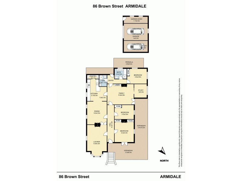 86 Brown Street, Armidale NSW 2350 Floorplan