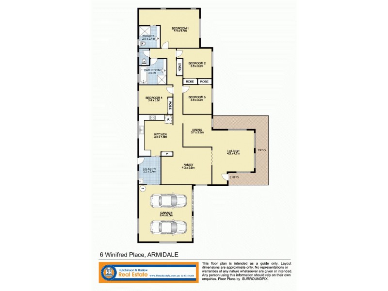 6 Winifred Place, Armidale NSW 2350 Floorplan