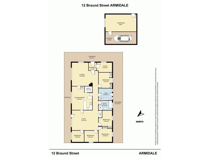 12 Braund Street, Armidale NSW 2350 Floorplan