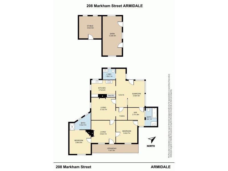 208 Markham Street, Armidale NSW 2350 Floorplan