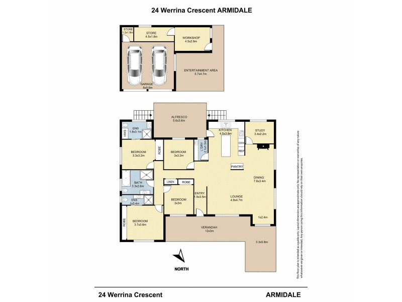 24 Werrina Crescent, Armidale NSW 2350 Floorplan