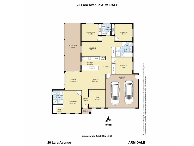 20 Lara Avenue, Armidale NSW 2350 Floorplan