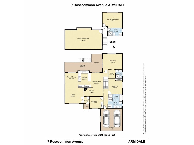 7 Rosecommon Avenue, Armidale NSW 2350 Floorplan