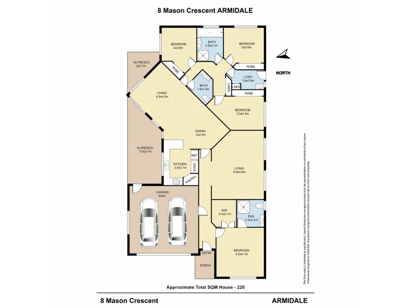 8 Mason Crescent, Armidale NSW 2350 Floorplan