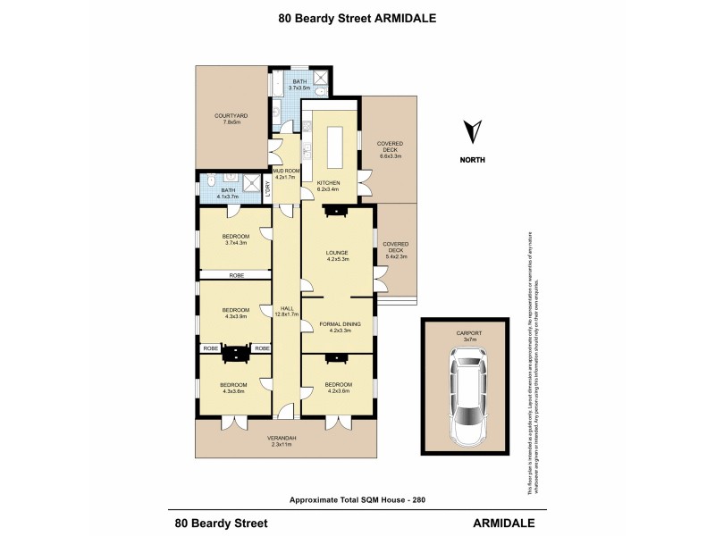 80 Beardy Street, Armidale NSW 2350 Floorplan