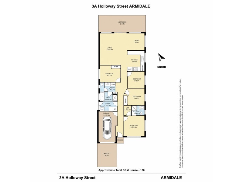3A Holloway Street, Armidale NSW 2350 Floorplan