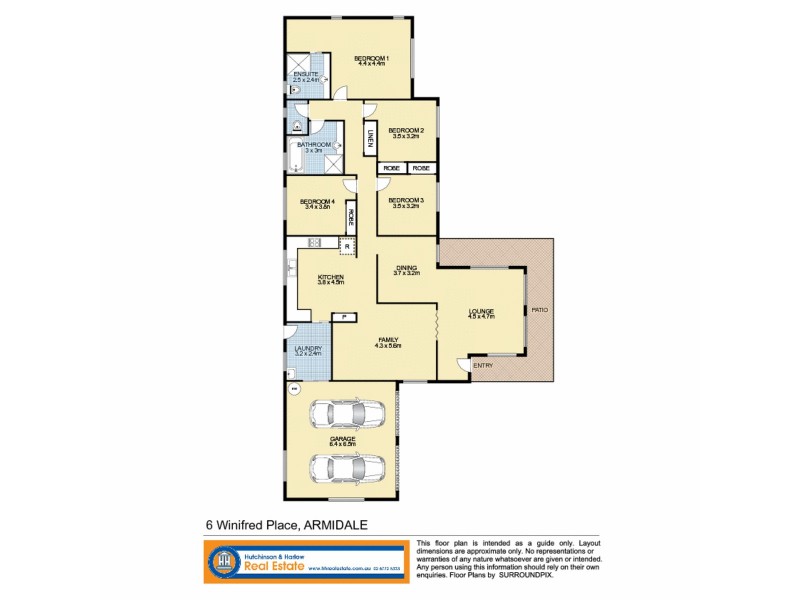 6 Winifred Place, Armidale NSW 2350 Floorplan