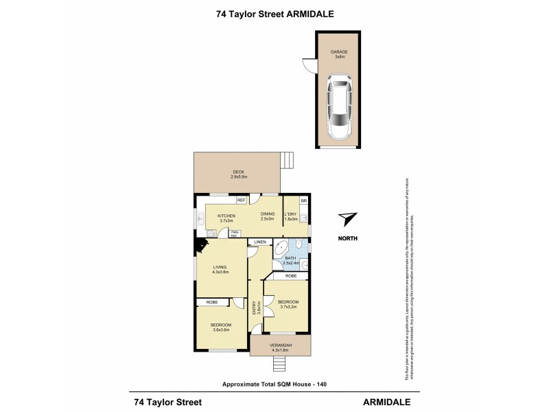 74 Taylor Street, Armidale NSW 2350 Floorplan