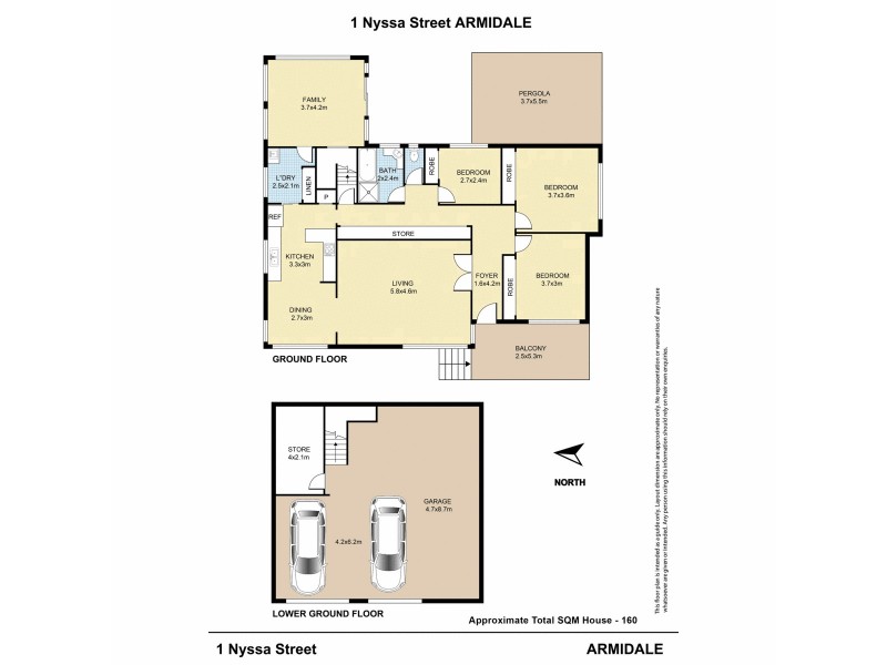 1 Nyssa Street, Armidale NSW 2350 Floorplan