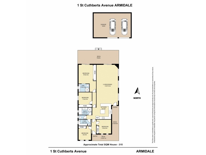 1 St Cuthberts Avenue, Armidale NSW 2350 Floorplan
