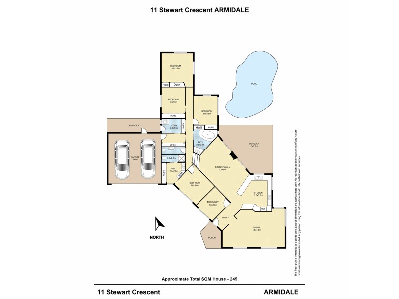 11 Stewart Crescent, Armidale NSW 2350 Floorplan