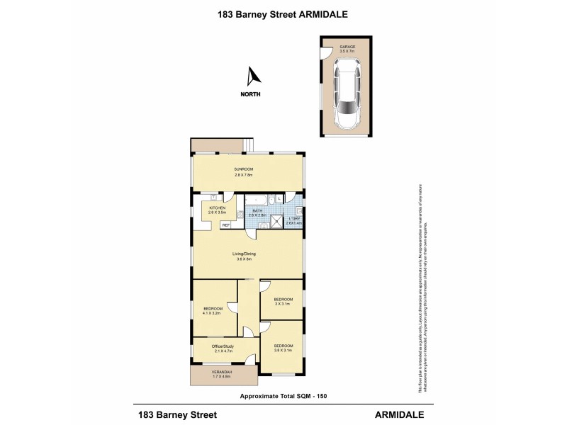 183 Barney Street, Armidale NSW 2350 Floorplan