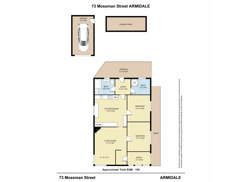 73 Mossman Street, Armidale NSW 2350 Floorplan