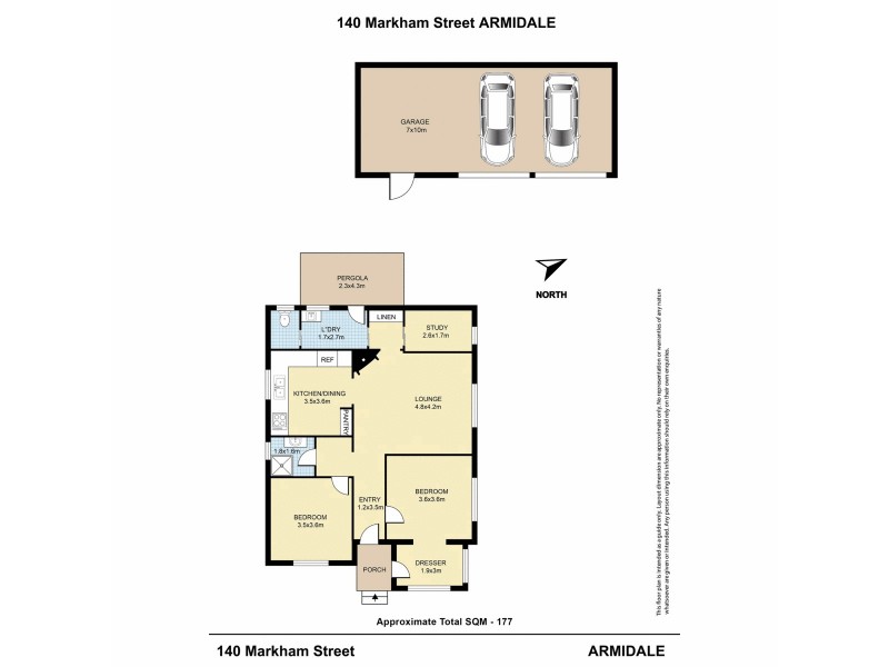 140 Markham Street, Armidale NSW 2350 Floorplan