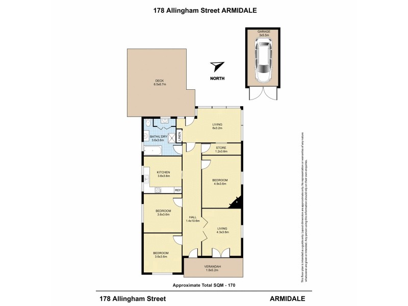 178 Allingham Street, Armidale NSW 2350 Floorplan