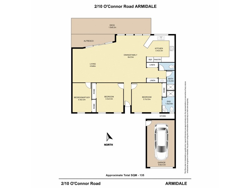 2/10 O’Connor Road, Armidale NSW 2350 Floorplan
