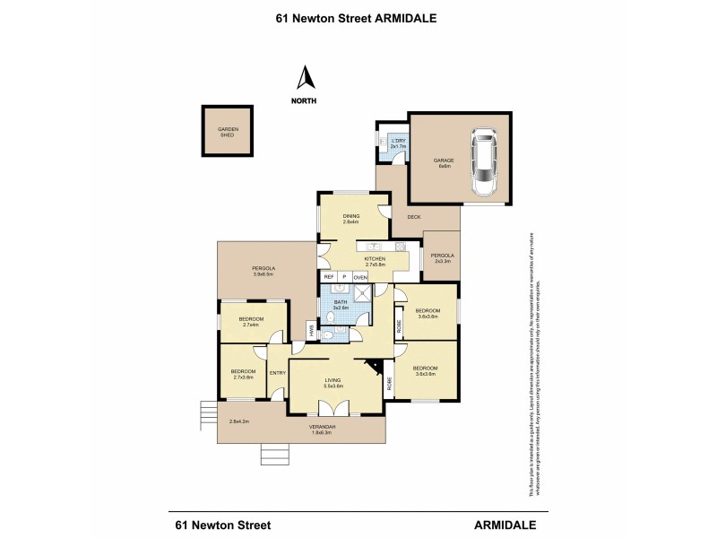 61 Newton Street, Armidale NSW 2350 Floorplan