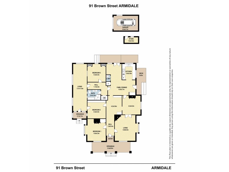 91 Brown Street, Armidale NSW 2350 Floorplan