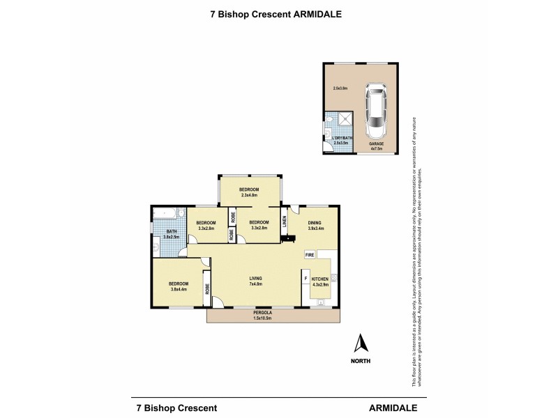 7 Bishop Crescent, Armidale NSW 2350 Floorplan