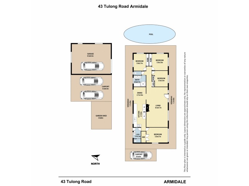 43 Tulong Road, Armidale NSW 2350 Floorplan