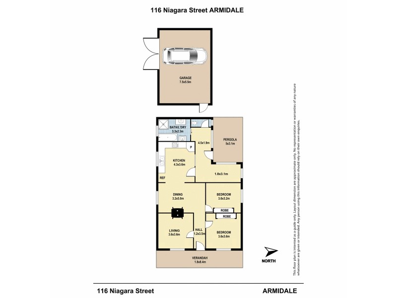 116 Niagara Street, Armidale NSW 2350 Floorplan