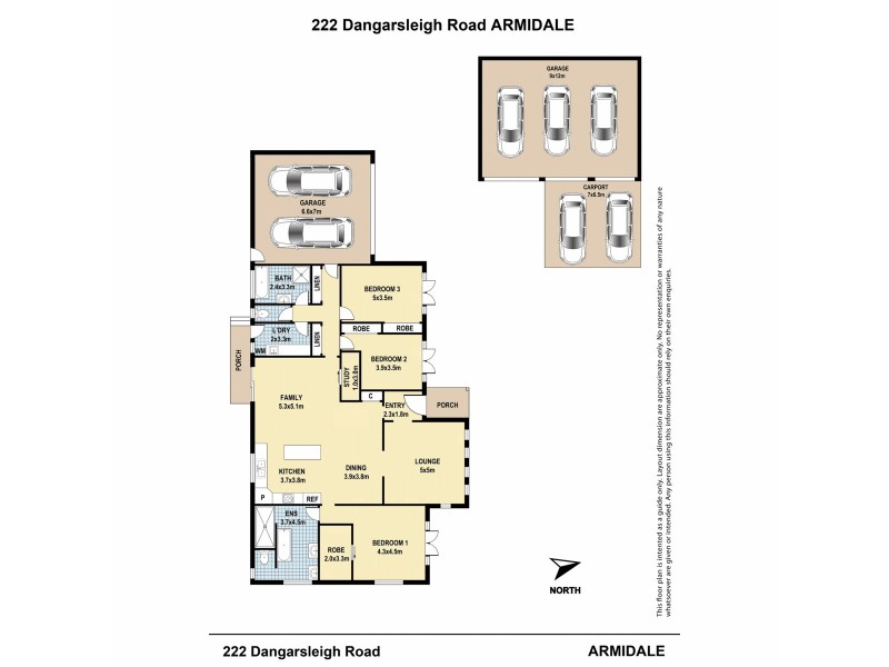 222 Dangarsleigh Road, Armidale NSW 2350 Floorplan